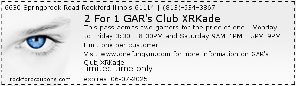 2 For 1 GARs Club XRKade