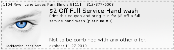 $2 Off Full Service Hand wash