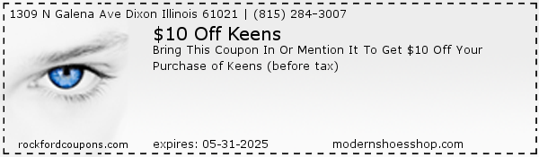 $10 Off Keens
