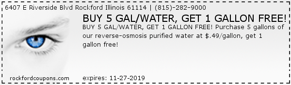 BUY 5 GAL/WATER, GET 1 GALLON FREE!