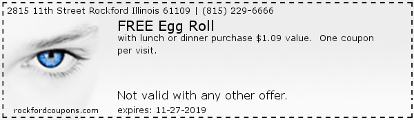 FREE Egg Roll