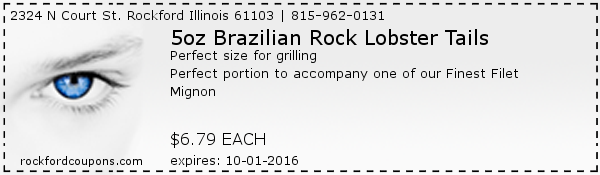 5oz Brazilian Rock Lobster Tails